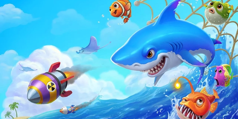 Tựa game bắn cá ăn xu có giao diện cực thông minh